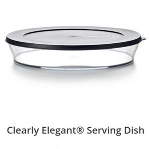 Elegant hard plastic ..perfec to serve salad...